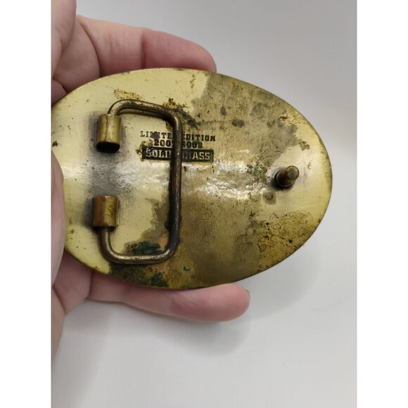 Vintage WILD WELL CONTROL Brass Limited Edition Belt Buckle - Picture 6 of 10